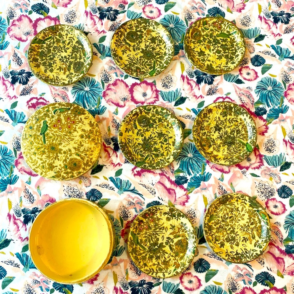 Vintage Japanese Coaster Set